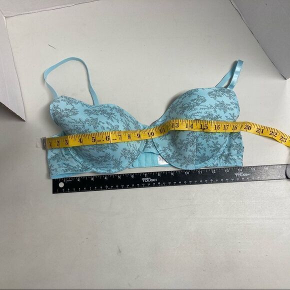 Blue/Green& gray Padded Bra Size 38C‎ - Picture 8 of 8